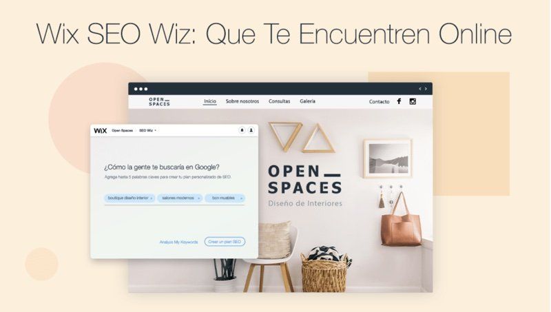 Herramienta Seo de Wix